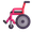 manual wheelchair emoji